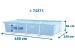 Piscina Intex cu cadru metalic 450x220x84 cm, 7100 l, set complet