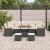 Set de canapele pentru grădină 10 pcs Negru poliratan GartenMobel Dekor