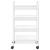 Cărucior de bucătărie, 4 niveluri, alb, 46x26x85 cm, fier GartenMobel Dekor