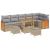 Set de canapele pentru grădină 9 pcs Beige și gri deschis GartenMobel Dekor