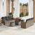 Set de canapele pentru grădină cu pernă cu depozitare 9 pcs Gri GartenMobel Dekor