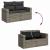 Set de canapele pentru grădină cu pernă cu depozitare 9 pcs Gri GartenMobel Dekor