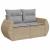 Set de canapele pentru grădină 13 pcs bej și gri deschis GartenMobel Dekor