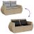 Set de canapele pentru grădină 13 pcs bej și gri deschis GartenMobel Dekor