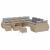Set de canapele pentru grădină 13 pcs bej și gri deschis GartenMobel Dekor