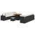 Set de canapele pentru grădină 11 pcs Negru și Crem poliratan GartenMobel Dekor