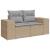 Set de canapele pentru grădină 11 pcs Beige și gri deschis GartenMobel Dekor