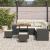 Set de canapele pentru grădină 8 pcs Negru și Crem poliratan GartenMobel Dekor