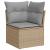 Set de canapele pentru grădină 10 pcs Beige și gri deschis GartenMobel Dekor