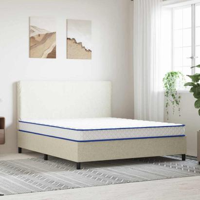 Saltea Alb 200 x 180 x 17 cm Spumă PU GartenMobel Dekor
