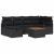 Set de canapele pentru grădină cu pernă 7 pcs Negru poliratan GartenMobel Dekor