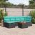Set de canapele pentru grădină cu pernă 7 pcs Negru poliratan GartenMobel Dekor