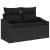 Set de canapele pentru grădină cu pernă 6 pcs Negru poliratan GartenMobel Dekor