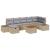 Set de canapele pentru grădină cu pernă 8 pcs Bej poliratan GartenMobel Dekor