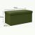 Taburet pliabil Atmosphera Lilou cu spatiu depozitare 80L, 76x38x38 cm, verde khaki