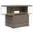 Set de canapele pentru grădină cu pernă 8 pcs Gri poliratan GartenMobel Dekor