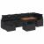 Set de canapele pentru grădină cu pernă 8 pcs Negru poliratan GartenMobel Dekor