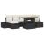 Set de canapele pentru grădină cu pernă 7 pcs Negru poliratan GartenMobel Dekor