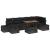 Set de canapele pentru grădină cu pernă 8 pcs Negru poliratan GartenMobel Dekor
