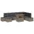 Set de canapele pentru grădină cu pernă 9 pcs Gri poliratan GartenMobel Dekor