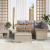 Set de canapele pentru grădină 8 pcs Beige și gri deschis GartenMobel Dekor