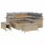 Set de canapele pentru grădină 8 pcs Beige și gri deschis GartenMobel Dekor