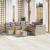 Set de canapele pentru grădină 13 pcs Beige și gri deschis GartenMobel Dekor