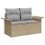 Set de canapele pentru grădină 14 pcs Beige și gri deschis GartenMobel Dekor