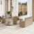 Set de canapele pentru grădină 8 pcs Beige și gri deschis GartenMobel Dekor