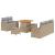 Set de canapele pentru grădină 8 pcs Beige și gri deschis GartenMobel Dekor