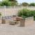 Set de canapele pentru grădină 11 pcs Beige și gri deschis GartenMobel Dekor