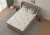 Saltea cu memorie Somnia DuoFlex 194x204 cm, 27 cm, topper detașabil