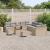 Set de canapele pentru grădină 13 pcs Beige și gri deschis GartenMobel Dekor