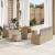 Set de canapele pentru grădină 8 pcs Beige și gri deschis GartenMobel Dekor