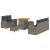Set de canapele pentru grădină cu pernă cu depozitare 8 pcs Gri GartenMobel Dekor