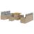 Set de canapele pentru grădină 9 pcs Beige și gri deschis GartenMobel Dekor