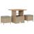 Set de canapele pentru grădină 9 pcs Beige și gri deschis GartenMobel Dekor