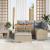 Set de canapele pentru grădină 8 pcs Beige și gri deschis GartenMobel Dekor