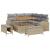 Set de canapele pentru grădină 8 pcs Beige și gri deschis GartenMobel Dekor