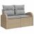 Set de canapele pentru grădină 8 pcs Beige și gri deschis GartenMobel Dekor