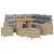 Set de canapele pentru grădină 8 pcs Beige și gri deschis GartenMobel Dekor