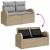 Set de canapele pentru grădină 8 pcs Beige și gri deschis GartenMobel Dekor