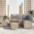 Set de canapele pentru grădină 8 pcs Beige și gri deschis GartenMobel Dekor
