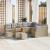 Set de canapele pentru grădină 12 pcs Beige și gri deschis GartenMobel Dekor