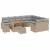 Set de canapele pentru grădină 12 pcs Beige și gri deschis GartenMobel Dekor