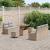 Set de canapele pentru grădină 8 pcs Beige și gri deschis GartenMobel Dekor