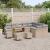 Set de canapele pentru grădină cu pernă 13 pcs Bej Rattan poli GartenMobel Dekor