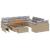 Set de canapele pentru grădină cu pernă 13 pcs Bej Rattan poli GartenMobel Dekor