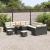 Set de canapele pentru grădină 13 pcs Negru Rattan poli GartenMobel Dekor