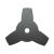 Disc metalic stea pentru motocoasa/trimmer, Thor, 3 dinti, 255x25.4x2 mm GartenVIP DiyLine